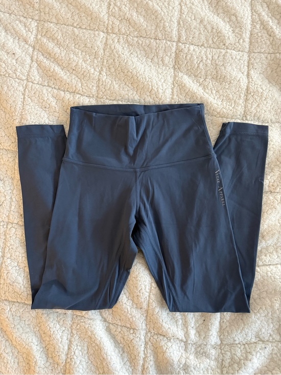Vitae Apparel Pants - Vitae Apparel High-Waist Performance Leggings in Navy/Grey